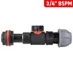 Water Butt Extension Kit 3/4" with In-Line Valve + 20mm MDPE and Drill Bit