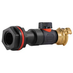 Water Butt Extension Kit 3/4" with In-Line Valve + Geka and Drill Bit