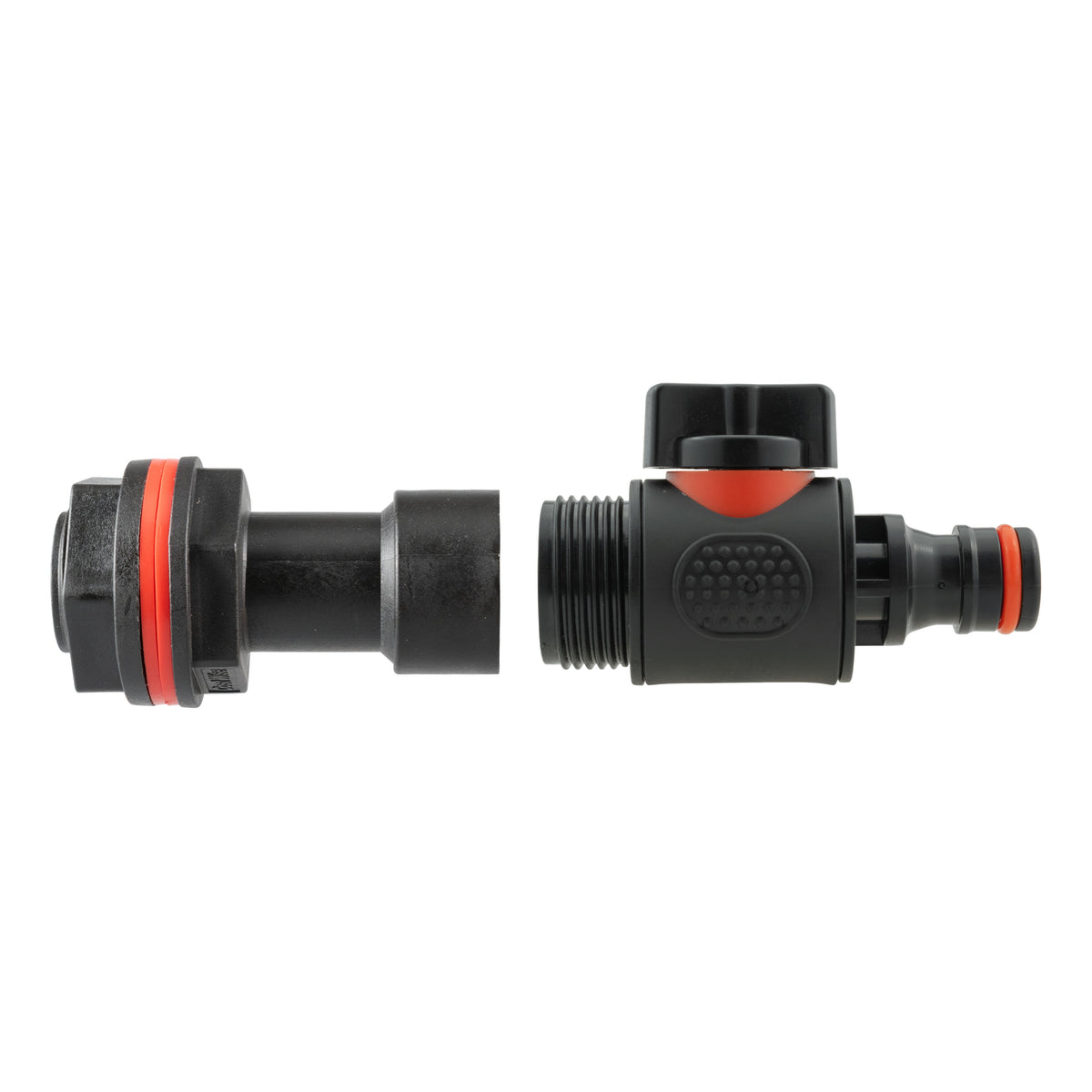 Water Butt Extension Kit 3/4" with Quick Connect Valve and Drill Bit