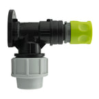 Wall Flange Kit 32mm MDPE + Female Quick Connector