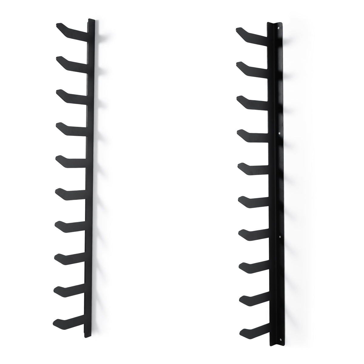 Wall Mounted Horizontal Barbell Rack (10+ Bars)
