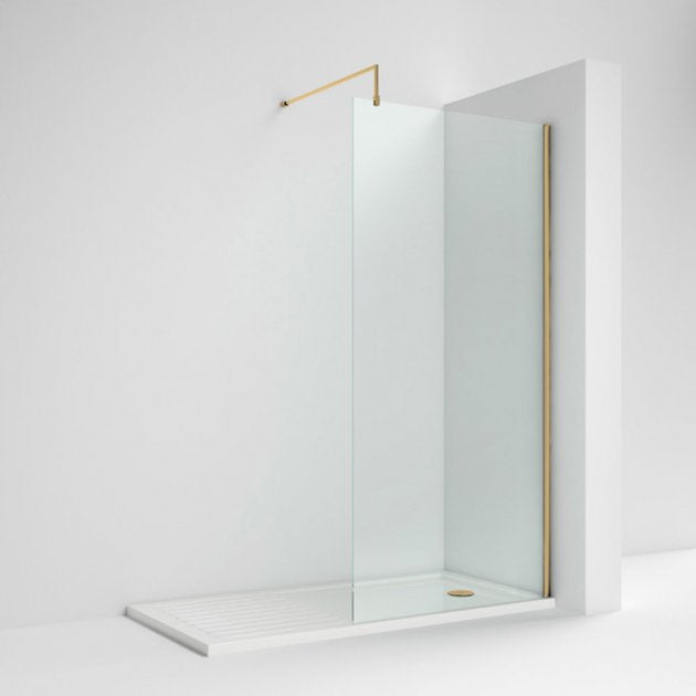 Safira 8mm Wetroom Panel With Support Bar