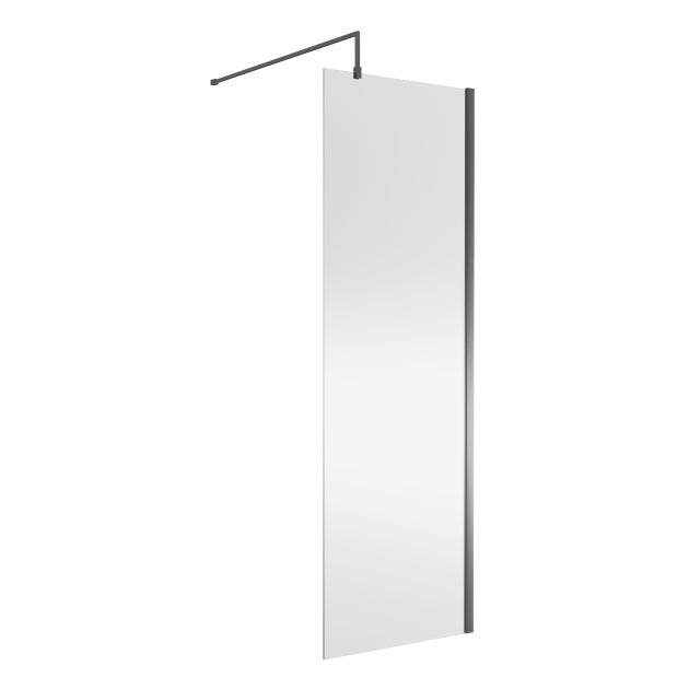 Safira 8mm Wetroom Panel With Support Bar
