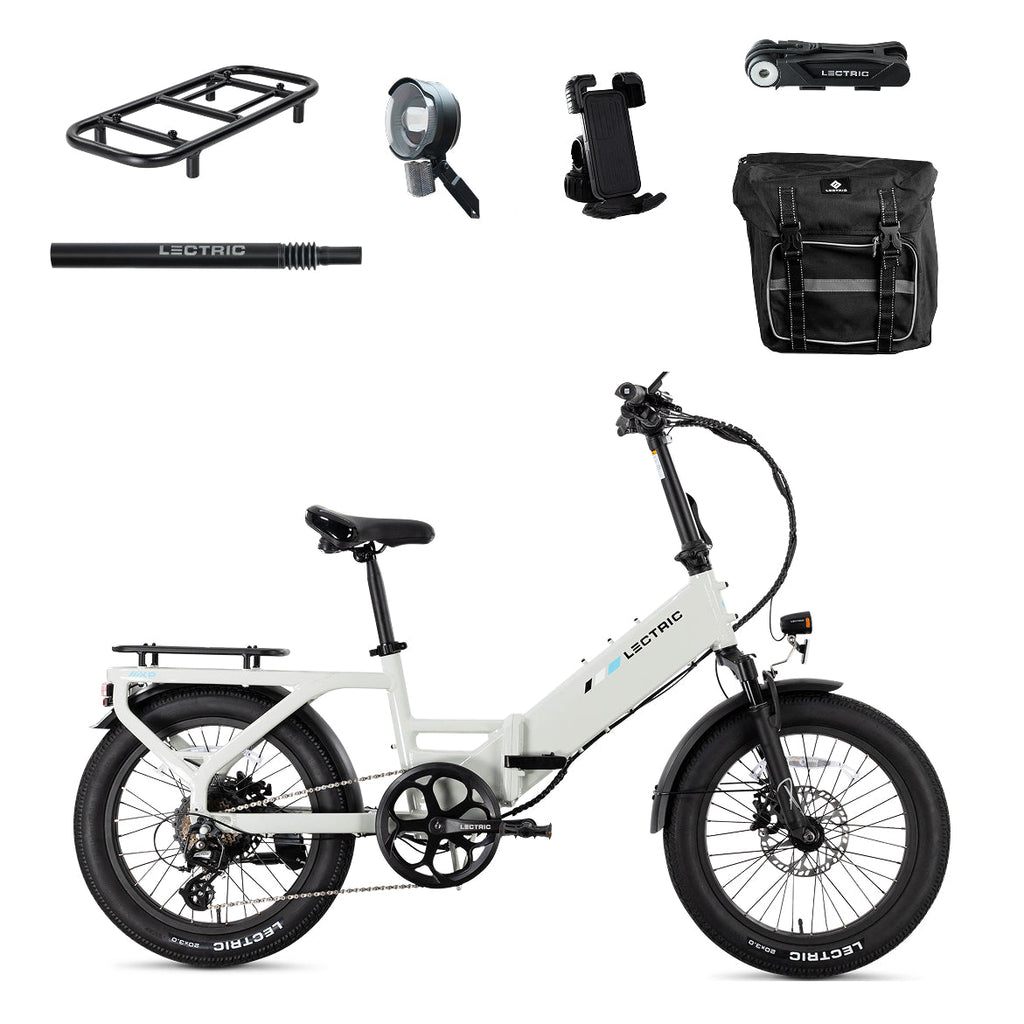 XP4 750 Step-Thru Stratus White - World Car-Free Bundle