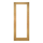 Walden Unfinished Oak Glazed Internal Door - All Sizes - Deanta