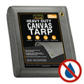 Gray Waterproof Canvas Tarps