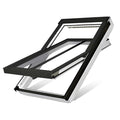 Fakro White Acrylic Coated Pine Centre Pivot Window - All Sizes