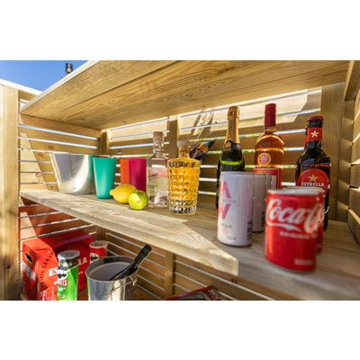 Waddington Garden Bar (3 Shelves Included)