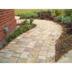 Mint Fossil Sandstone Cobbles/Edging Pack (12.3m2 - 420 Mixed Pieces per Pack)