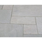 Heritage Light Grey Sandstone Paving Pack (19.5m2 - 66 Slabs/Mixed Pack)