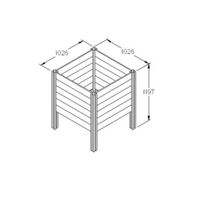 Slot Down Compost Bin