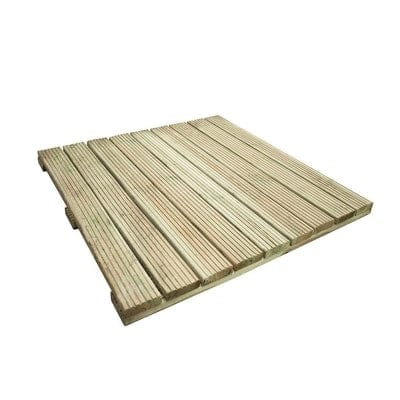 Patio Deck Tiles - 600mm x 600mm (Pack of 4)