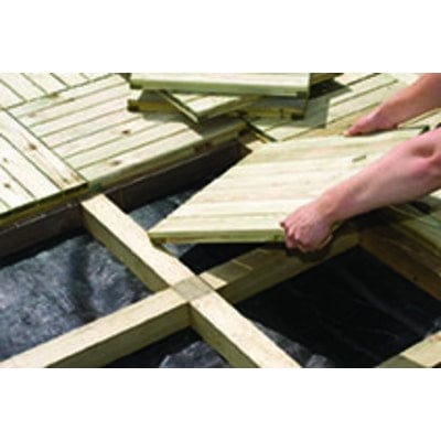 Patio Deck Tiles - 600mm x 600mm (Pack of 4)