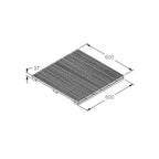 Patio Deck Tiles - 600mm x 600mm (Pack of 4)