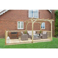 Ultima Pergola and Patio Decking Kit - 2.4 x 4.9m