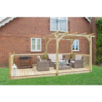 Ultima Pergola and Patio Decking Kit - 2.4 x 4.9m