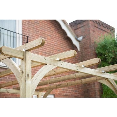 Ultima Pergola and Patio Decking Kit - 2.4 x 4.9m
