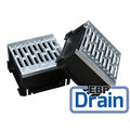 Domestic Drain Corner Piece w/ Galvanised Steel Grating