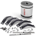 10m Dry Ridge Kit With Lugs - Black