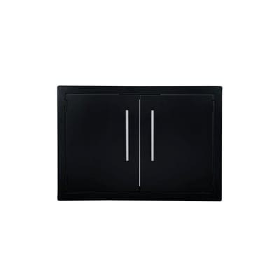 Sunstone Matte Black Double Vertical Door