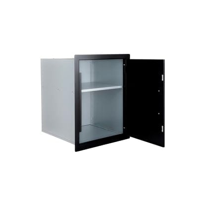 Sunstone Matte Black Vertical Dry Storage with Shelf