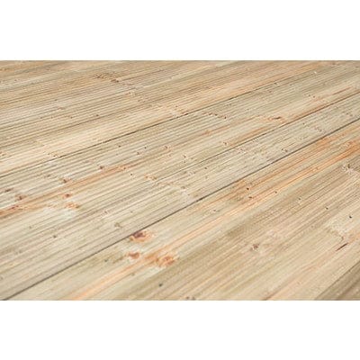 Patio Decking Kit - 2.4m x 2.4m (Treated Timber)