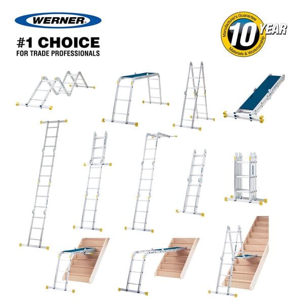 Werner 12 in 1 Combi Aluminium Ladder