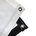 12 mil Medium Duty White/White Fire Retardant Poly Tarp