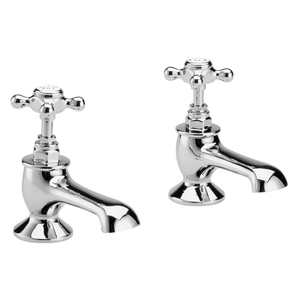 White Bath Taps