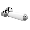 White Ceramic Cistern Lever