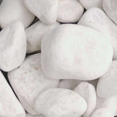 40mm - 90mm - White Cobbles (800kg Bag)