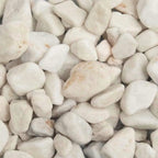 20mm - 40mm - White Pebbles (800kg Bag)