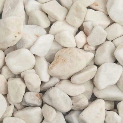 20mm - 40mm - White Pebbles (800kg Bag)
