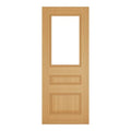 Windsor Prefinished Oak Bevelled Glaze Internal Door - All Sizes - Deanta
