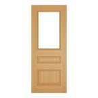 Windsor Prefinished Oak Bevelled Glaze Internal Door - All Sizes - Deanta