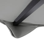 9.8' x 9.8' 2-Tier Gazebo Replacement Canopy, Light Grey