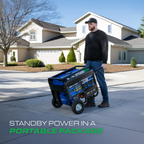 15,000 Watt Electric Start Tri Fuel EFI Portable Generator