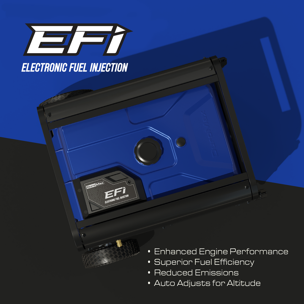 15,000 Watt Electric Start Dual Fuel EFI Portable Generator
