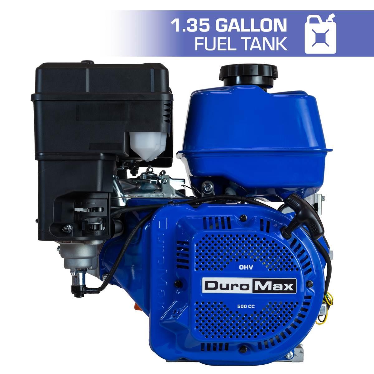 500cc 1-Inch Shaft Recoil Start Gasoline Engine