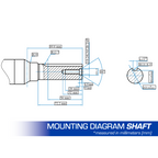 500cc 1-Inch Shaft Recoil Start Gasoline Engine