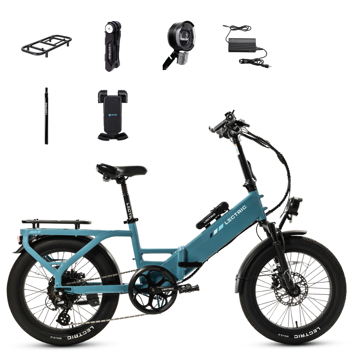 XP4 750 Step-Thru Raindrop Blue - World Car-Free Bundle