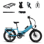 XP4 750 Step-Thru Raindrop Blue - World Car-Free Bundle