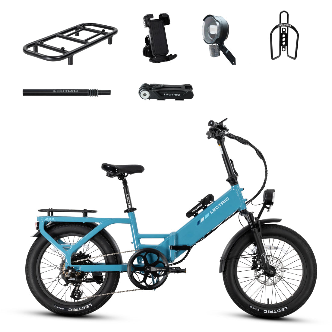 XP4 750 Step-Thru Raindrop Blue - World Car-Free Bundle