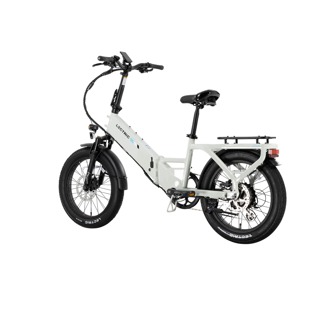 XP4 Step-Thru Stratus White + FREE LevelUp Rack ($79 Value)