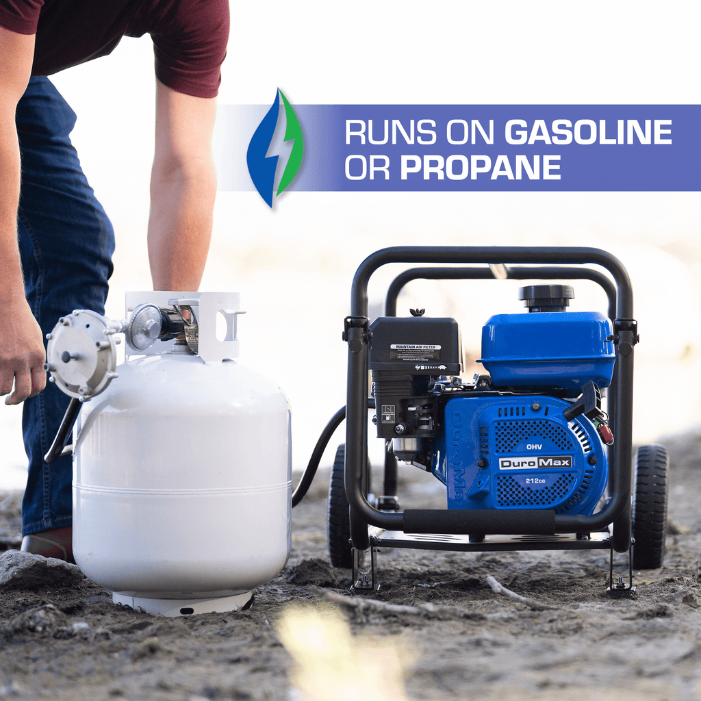 264 GPM 3" Dual Fuel Engine Portable Water Pump