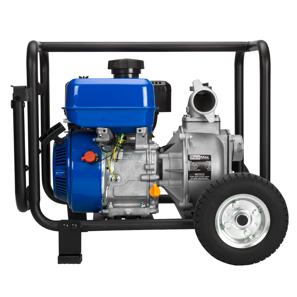 158 GPM 2" Dual Fuel Engine Portable Water Pump