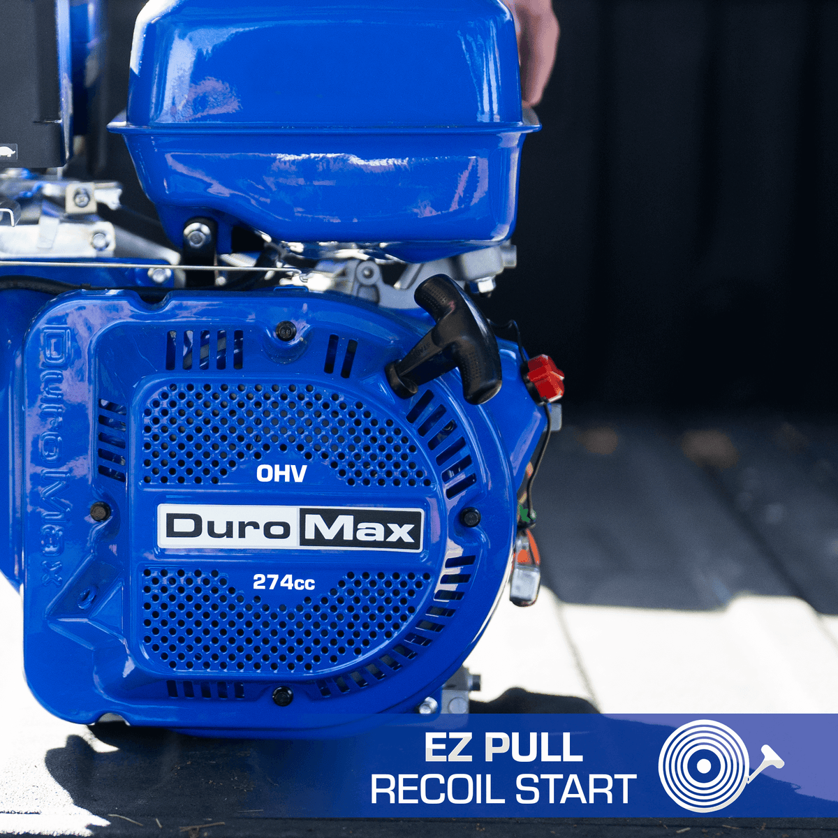 274cc 25mm Shaft Recoil Start Gasoline Engine