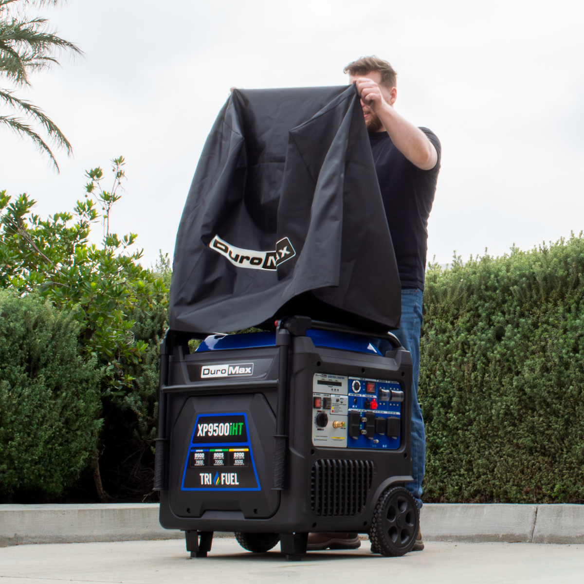 Medium Weather Resistant Portable Generator Dust Guard Cover