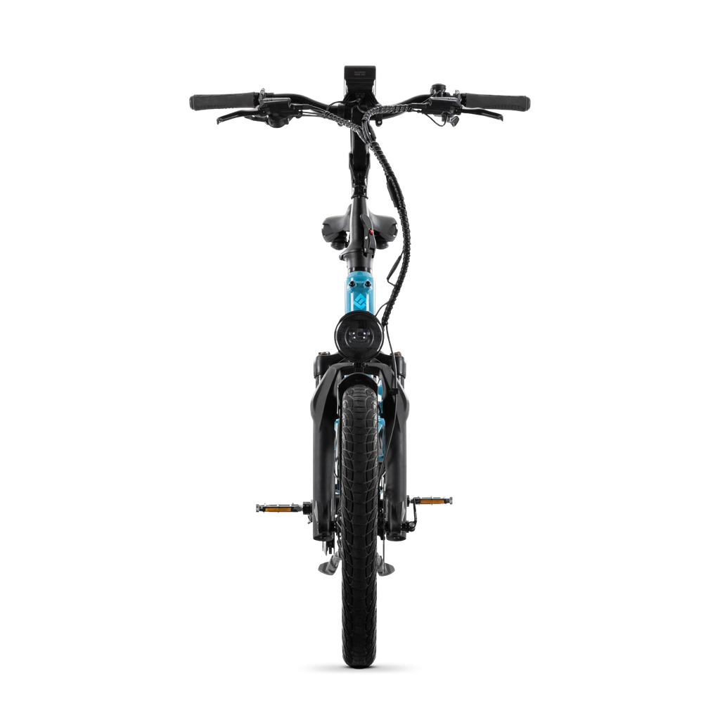 XPedition2 Raindrop Blue Long-Range Dual-Battery + FREE Running Boards, Cushions, Elite Headlight, Suspension Seat Post, Orbitor, Fast Charger ($694 Value)