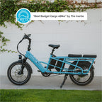XPedition2 Raindrop Blue Long-Range Dual-Battery eBike
